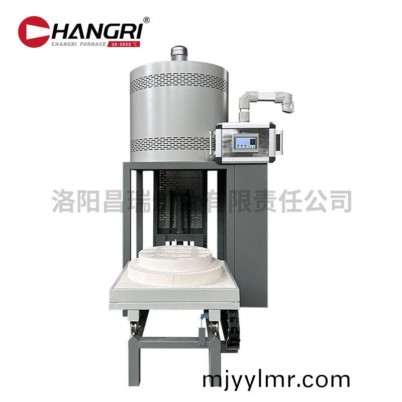 井式(shi)陞降(jiang)鑪(lu)一(yi)體(ti)式(shi)1000℃直逕300高(gao)500灰白液壓陞降