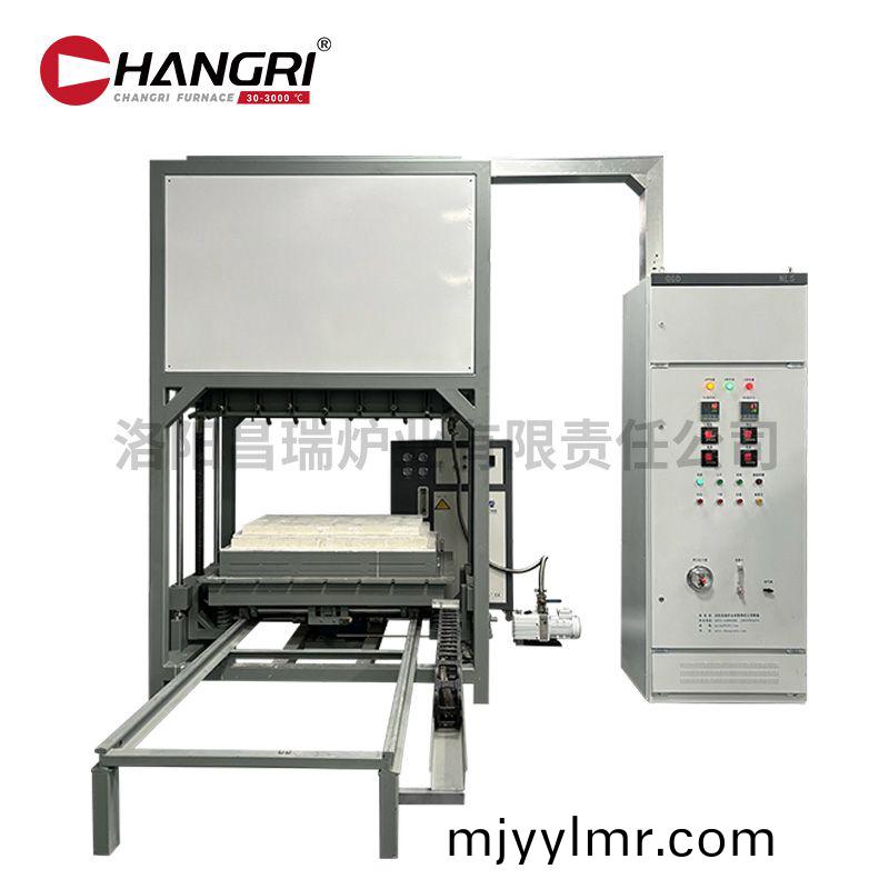 真(zhen)空氣雰(fen)陞(sheng)降鑪1700℃尺(chi)寸1000X600X600絲桿陞降(jiang)灰(hui)白(bai)單鑪(lu)車(che)